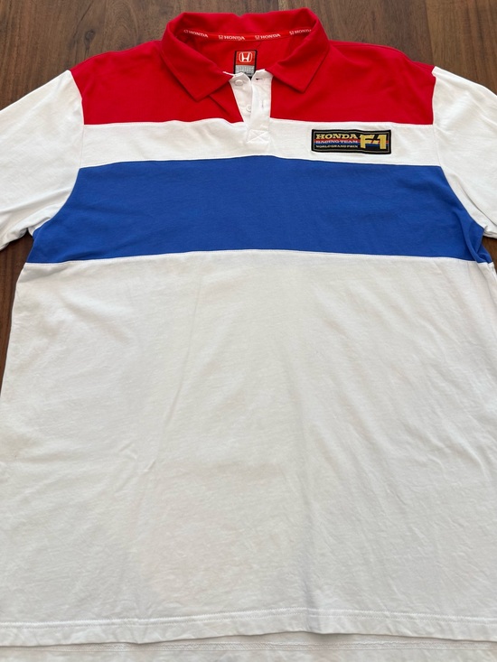 Honda F1 Men’s Red, Blue & White Polo Shirt